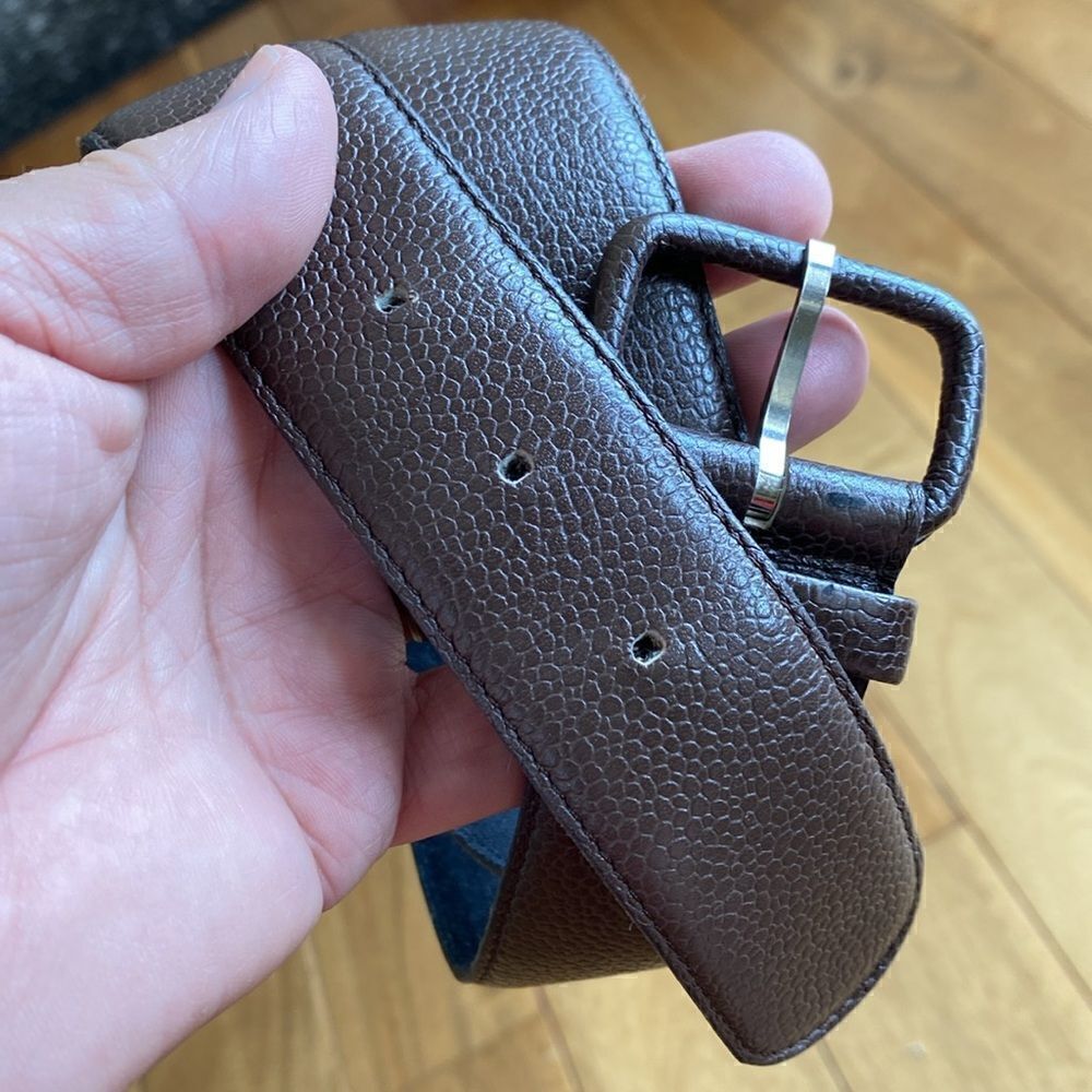 Vintage L’Aiglon leather belt - Picture 2 of 6